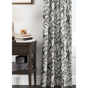 THE BLACK CONCEPT II  PRINT LEAF  CURTAIN FABRICS