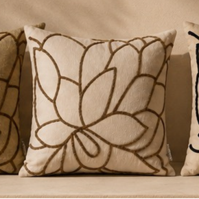 Tropical Safari Cushion Cover – 16x16 Inch  Cobalt Blue SKU: JV124E