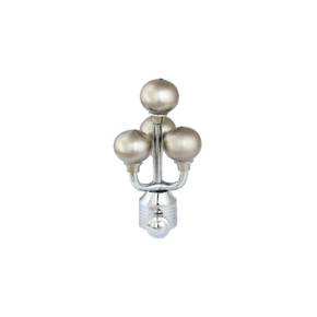 Brass Grapes Curtain Rod End Cap (Pair) – Luxury Decorative Finial | Product Code: 15-FINISH-ms