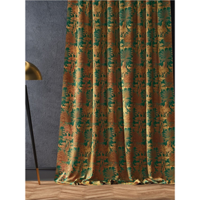 CARIBBEAN 101 MULITICOLOR PRINT CURTAIN FABRIC