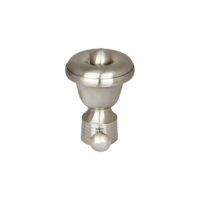 Lamp Curtain Rod End Cap (Pair) – Elegant Decorative Finial | Product Code: 26-FINISH SS