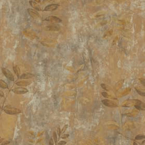GLIMMER BROWN SMALL LEAF HOME DECOR WALL COVER  WALLPAPERS