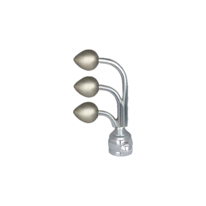 Nova Curtain Rod End Cap (Pair) – Modern Decorative Finial Product Code: 16 finish-MS