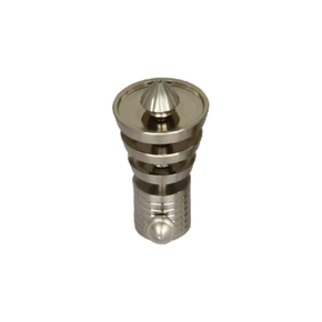 Brass Kohinoor Cone Curtain Rod End Cap (Pair) – Premium Decorative Finial Product Code: 17 FINSIH-SS
