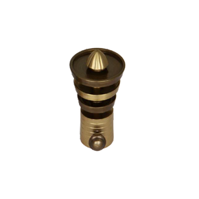 Brass Kohinoor Cone Curtain Rod End Cap (Pair) – Premium Decorative Finial Product Code: 17 FINSIH- ANTIQUE