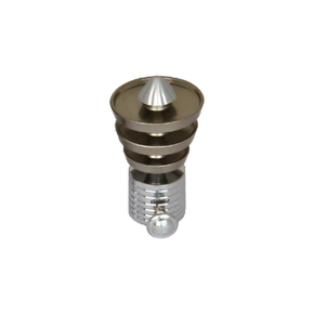 Brass Kohinoor Cone Curtain Rod End Cap (Pair) – Premium Decorative Finial Product Code: 17 FINSIH- MS