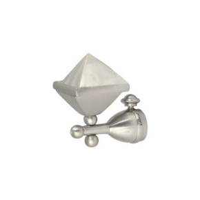 Brass V Pyramid Curtain Rod End Cap | Product Code: 45 | SS Finish
