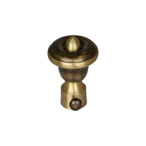 Lamp Curtain Rod End Cap (Pair) – Elegant Decorative Finial | Product Code: 26-FINISH ANTIQUE