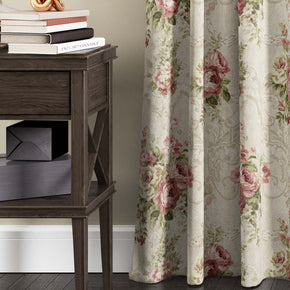 English Classic-Alluring  Galaxy printed  flower curttain fabric GL 29