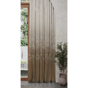 Milo PANEL CURTAIN  Botanical Floral Printed Polyester Curtain PANEL– Elegant Nature-Inspired Design