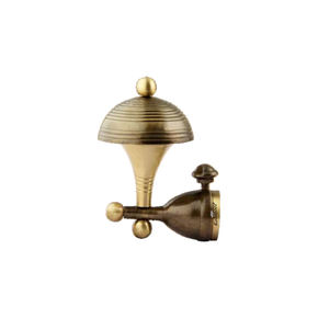 Brass V Umbrella Curtain Rod End Cap | Product Code: 46 | Antique Finish