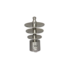 Funny Cone Curtain Rod End Cap (Pair) – Contemporary Decorative Finial | Product Code: 19 FINISH-SS