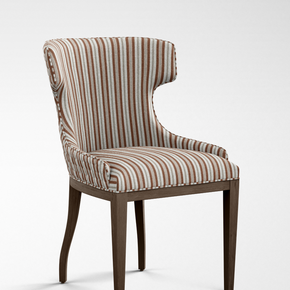 Geometric Fineprint  STRIPE BROWN UPHOLSTERY FABRICS