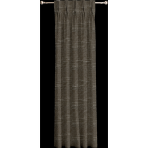 EZRA WHITE DOT TEXTURE GRAY CURTAIN FABRICS