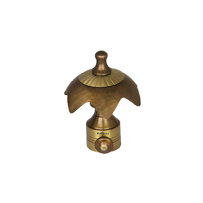 Cruze Curtain Rod End Cap (Pair) – Modern Decorative Finial | Product Code: 22 FINISH-ANTIQUE