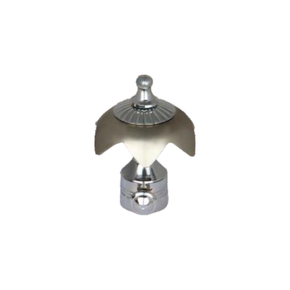 Cruze Curtain Rod End Cap (Pair) – Modern Decorative Finial | Product Code: 22 FINISH-MS