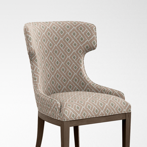 Geometric Fineprints  DIAMOND RED  UPHOLSTERY FABRICS
