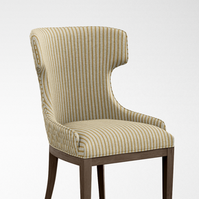 Geometric Fineprints YELLOW STRIPE  UPHOLSTERY FABRICS