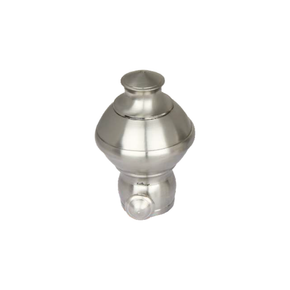 New Octagon Curtain Rod End Cap (Pair) – Premium Geometric Finial | Product Code: 24 FINISH SS