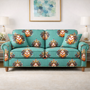 MORJA Collection – Pukhraj Design  Shade 903 Velvet Upholstery Fabric