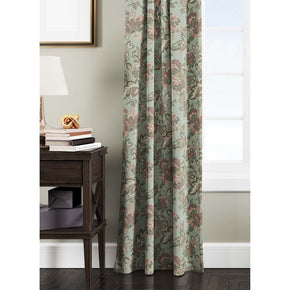 HAVELI PRINTED POLYESTER LINEN CURTAIN  FABRICS CA 02