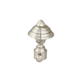 Swift Curtain Rod End Cap (Pair) – Modern Decorative Finial | Product Code: 27-FINSIH-SS