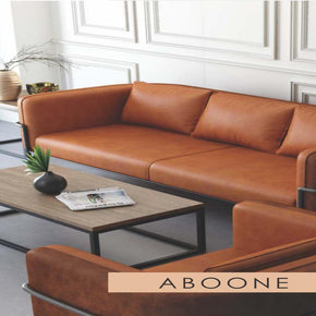 Aboone Leatheritte Sofa Febric