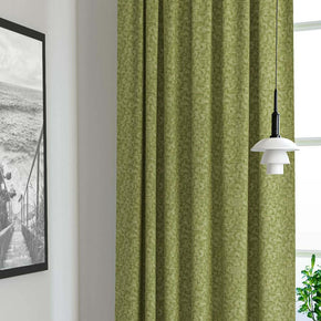 ASTRO JACQUARD  DARK GREEN TEXTURE MAIN CURTAIN FABRIC
