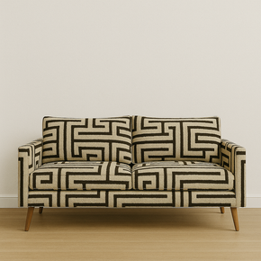 BEYOND BLACK BASE LIGHT BROWN BASE FABRIC
