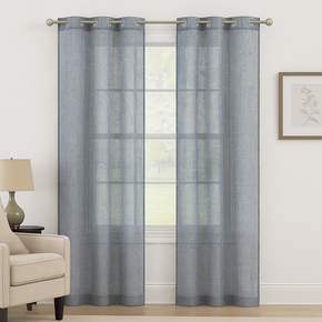Bloom  32842 Textures Sheer Curtain Fabric – 100% Polyester