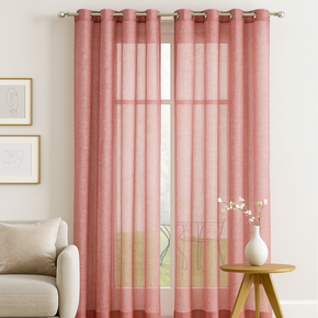 Bloom  32838 Textures Sheer Curtain Fabric – 100% Polyester