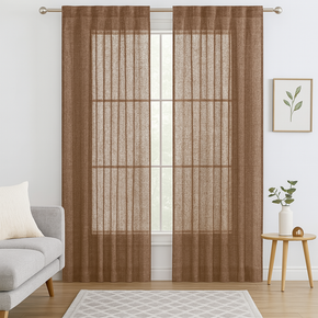 Bloom  32805 Textures Sheer Curtain Fabric – 100% Polyester