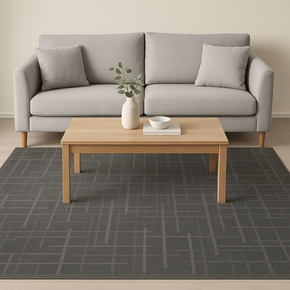 BURLINGTON EDEN 2152C00-UT-STERLING-POL. DARK GREY RUGS