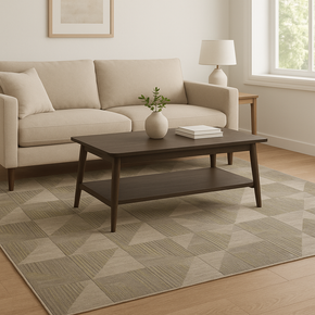 BURLINGTON  EDEN 2712C00-UZ-TAUPE-LIGHT YELLOW RUGS