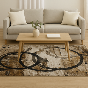 BURLINGTON DECO 5172C00-CQ-DARK GOLD-DARK GREY RUGS
