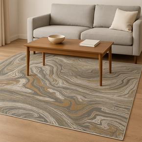 BURLINGTON DECO 2244C00-HG-TAUPE-DARK BEIGE RUGS