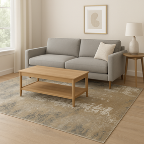 BURLINGTON DECO 3766C00-HG-DARK BEIGE-YELLOW RUGS
