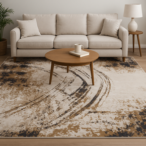 BURLINGTON DECO 4437C00-CQ-DARK GOLD-CASTLE RUGS