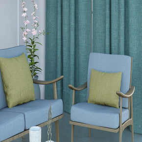 CEDAR PRINT POLYESTER  TEXTURE BLUE  MAIN CURTAIN FABRICS