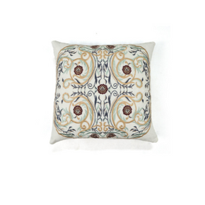 Ozaan Embroidered Linen Decorative - Cushion Cover
