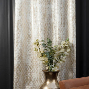 DIMENSION FOIL POLYESTER CURTAIN DAMAS FABRIC