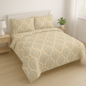 ELDORA AW SUPER KING SIZE BEDSHEET SUPER COTTON YELLOW