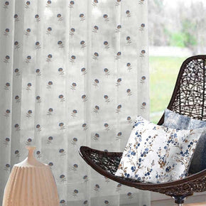 EXPRESSION  Embroidery Flame Sheer curtain fabric