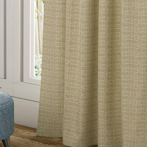 HILTON JACQUARD  GEOMETRIC CURTAIN  FABRIC
