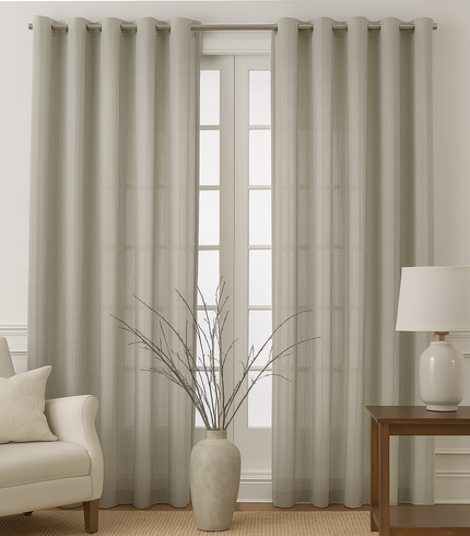 Plain Sheer Curtain Fabric