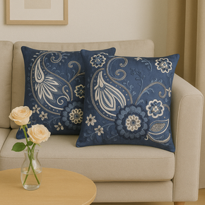 PAGILY EMB CUSHION COVER