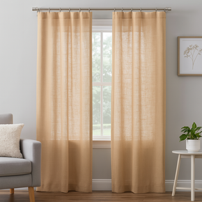 Stunning Sheer Curtain Fabric STRIPE 2 DESIGN 31433
