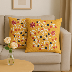 KASHMIRI  EMB CUSHION  COVER