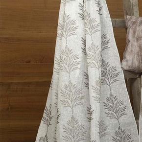 LUCY EMBROIDERY  TREE SHEER CURTAIN FABRICS