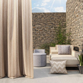 NATURAL polyester  stripe light brown curtain fabrics  468